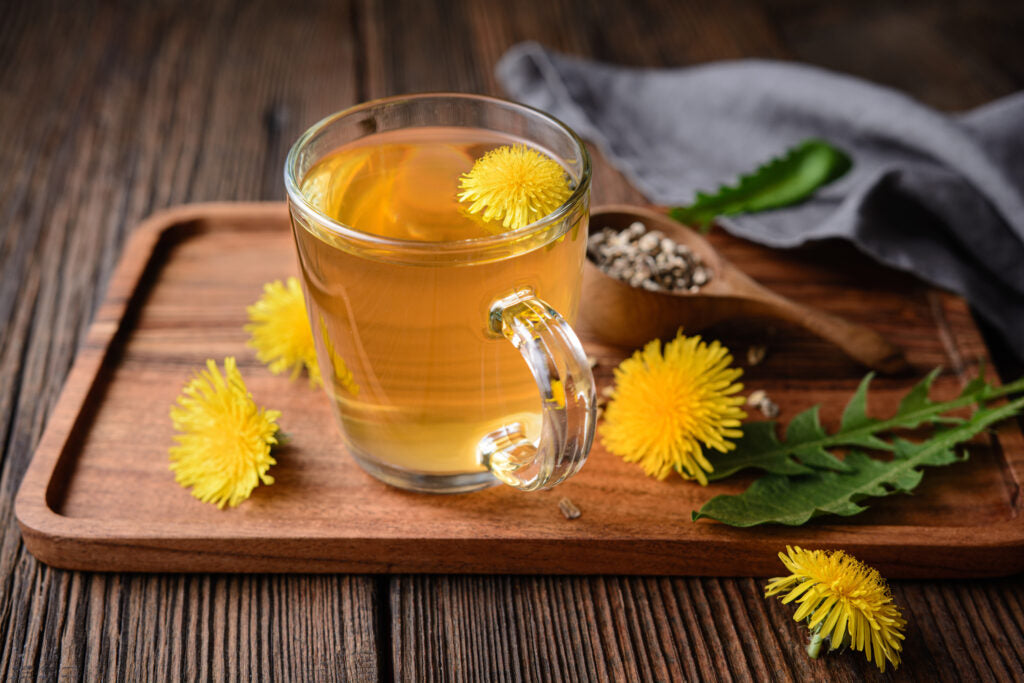 Dandelion And Ginger Tea For Liver Health