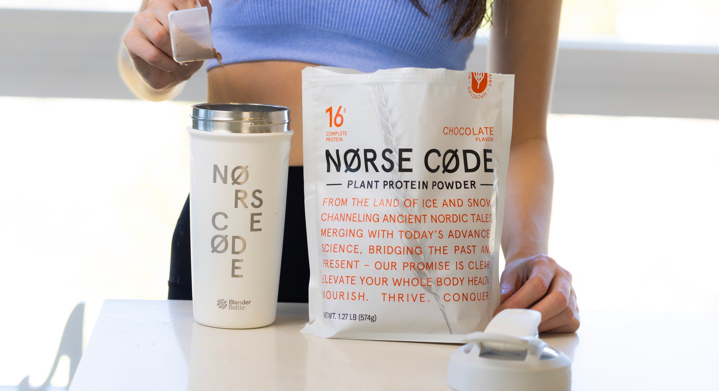 Fuel Your Fitness Journey with NØRSE CØDE Chocolate Plant Protein Powder: A Sustainable & Delicious Choice