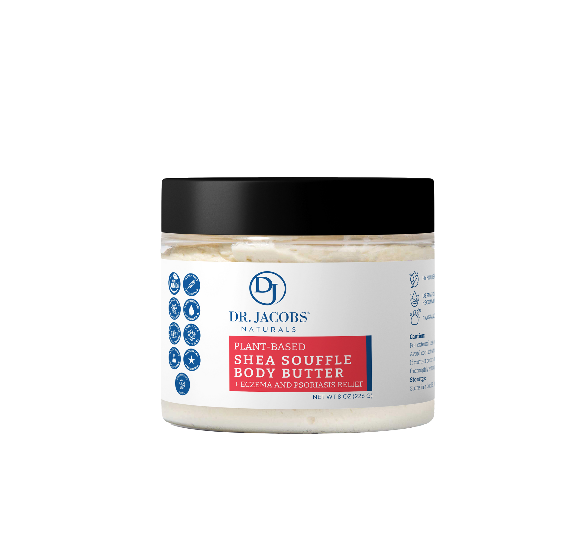 Shea Souffle Body Butter Fragrance Free by Dr. Jacobs Naturals
