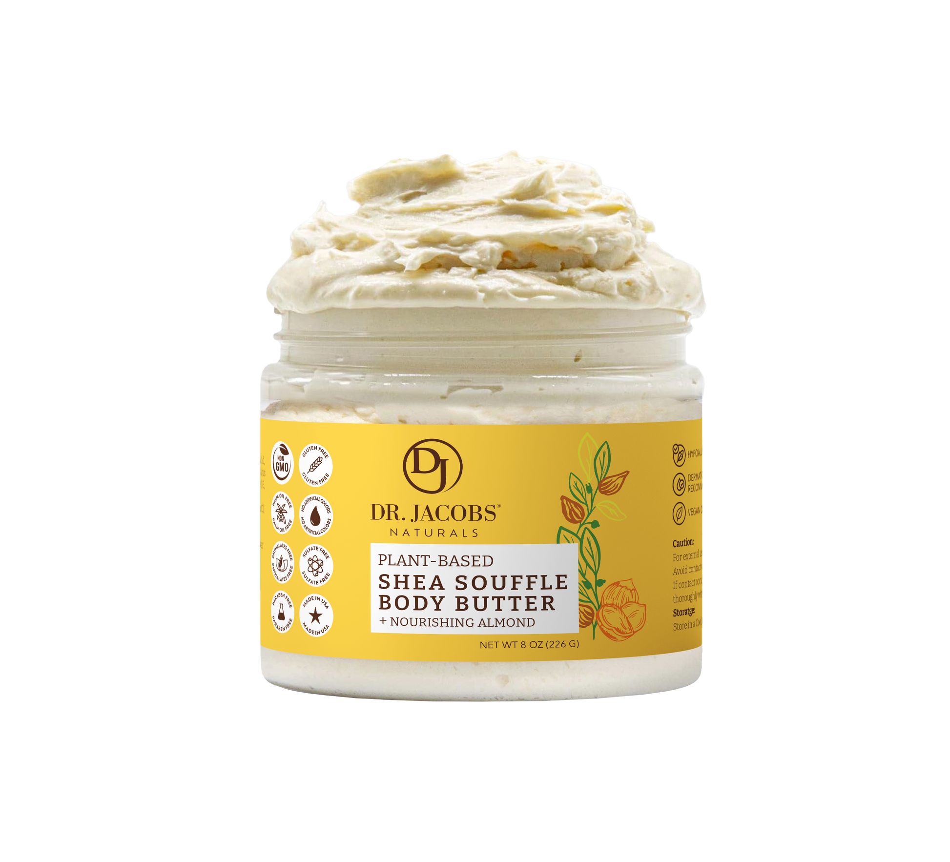 Shea Souffle Body Butter Almond by Dr. Jacobs Naturals