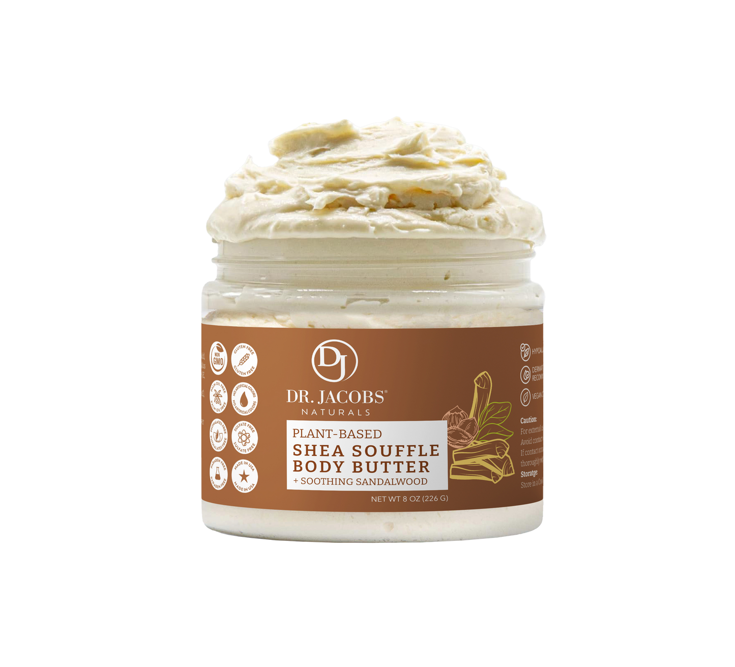 Shea Souffle Body Butter Sandalwood by Dr. Jacobs Naturals