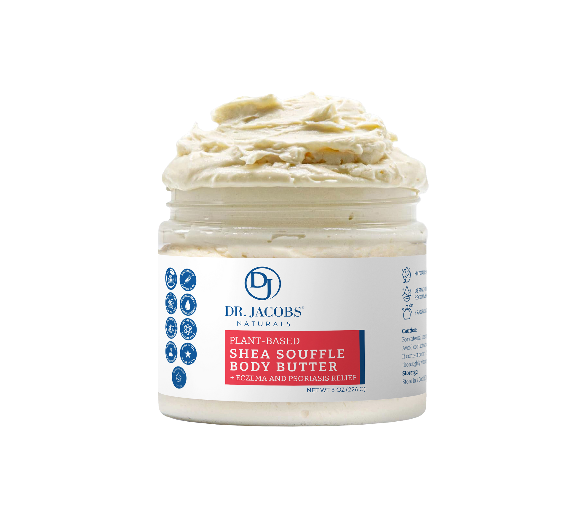 Shea Souffle Body Butter Fragrance Free by Dr. Jacobs Naturals