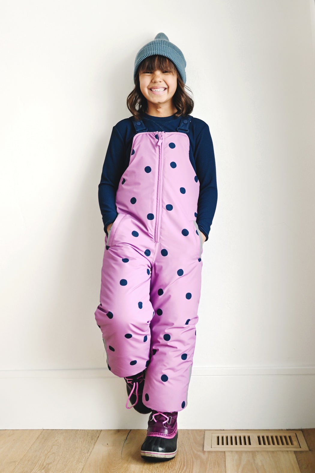 Children's Bamboo Waffle Knit Base Layer Long Sleeve - Last Chance