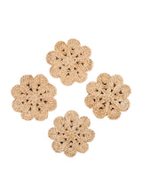 Jute Flower Drink Coaster (Set of 4)