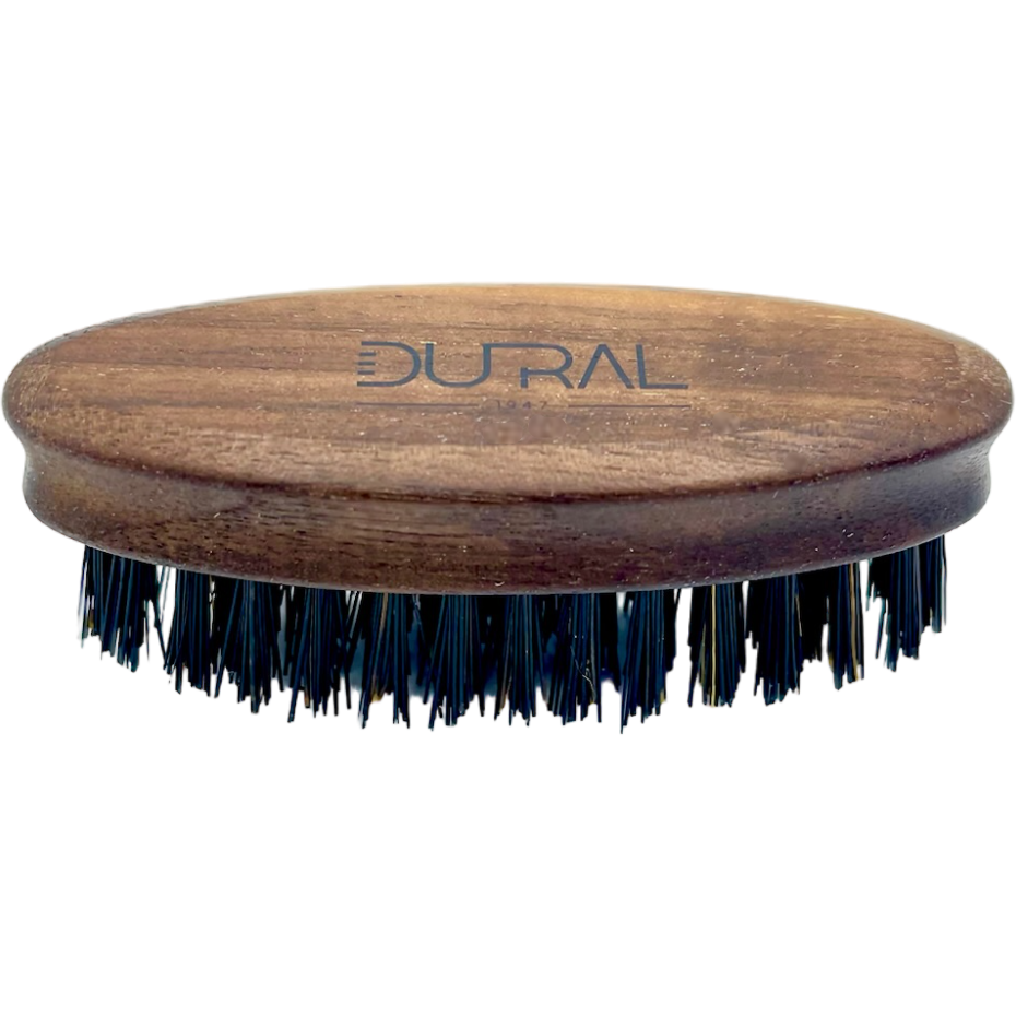 Dural nutwood beard brush with pure wild boar bristles