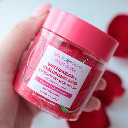 Fruit Glow Watermelon + Hyaluronic Acid Exfoliating Facial Polish