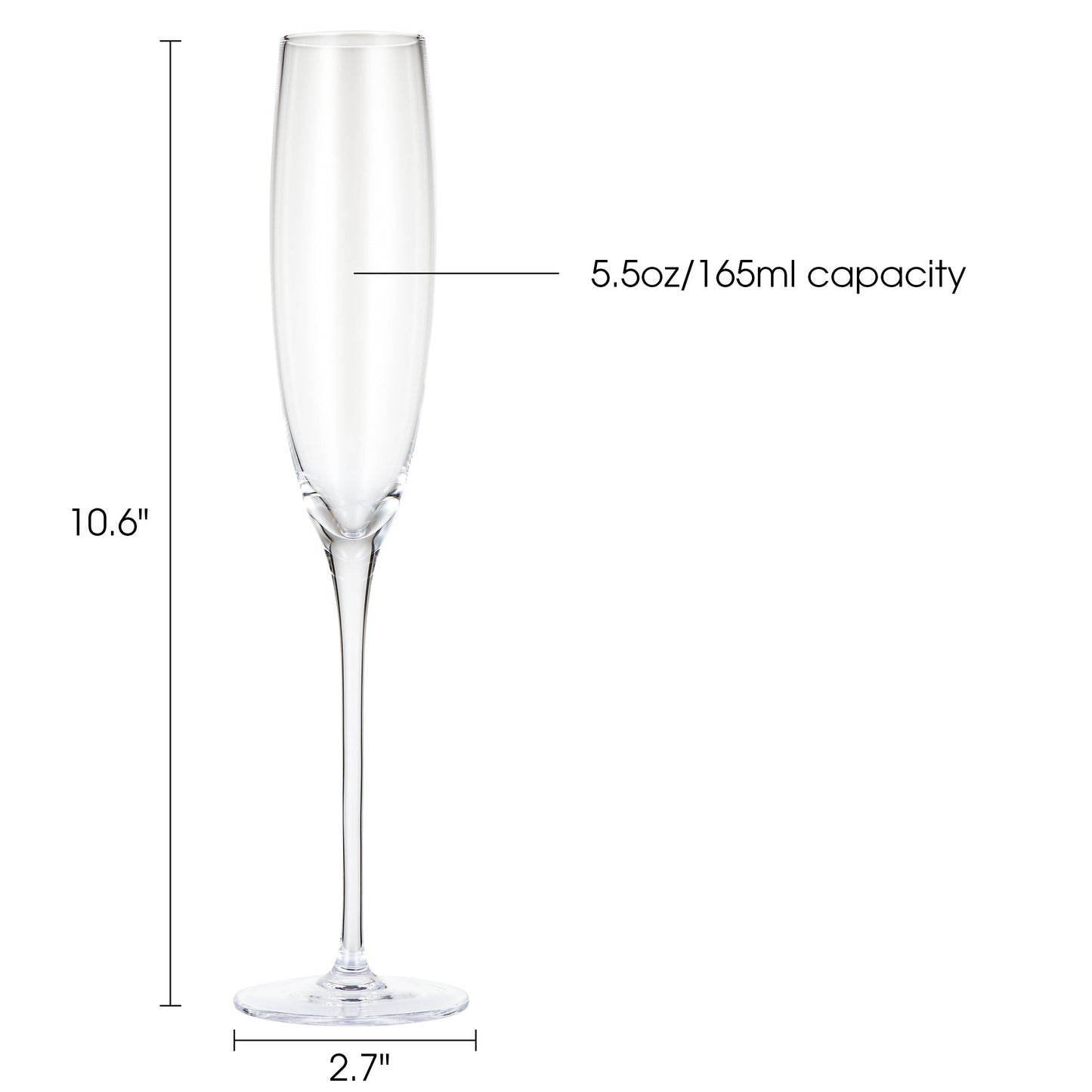 Berkware Classic Sparkling Champagne Glass, Set of 6