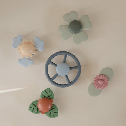 Wheel Suction Spinner Toy