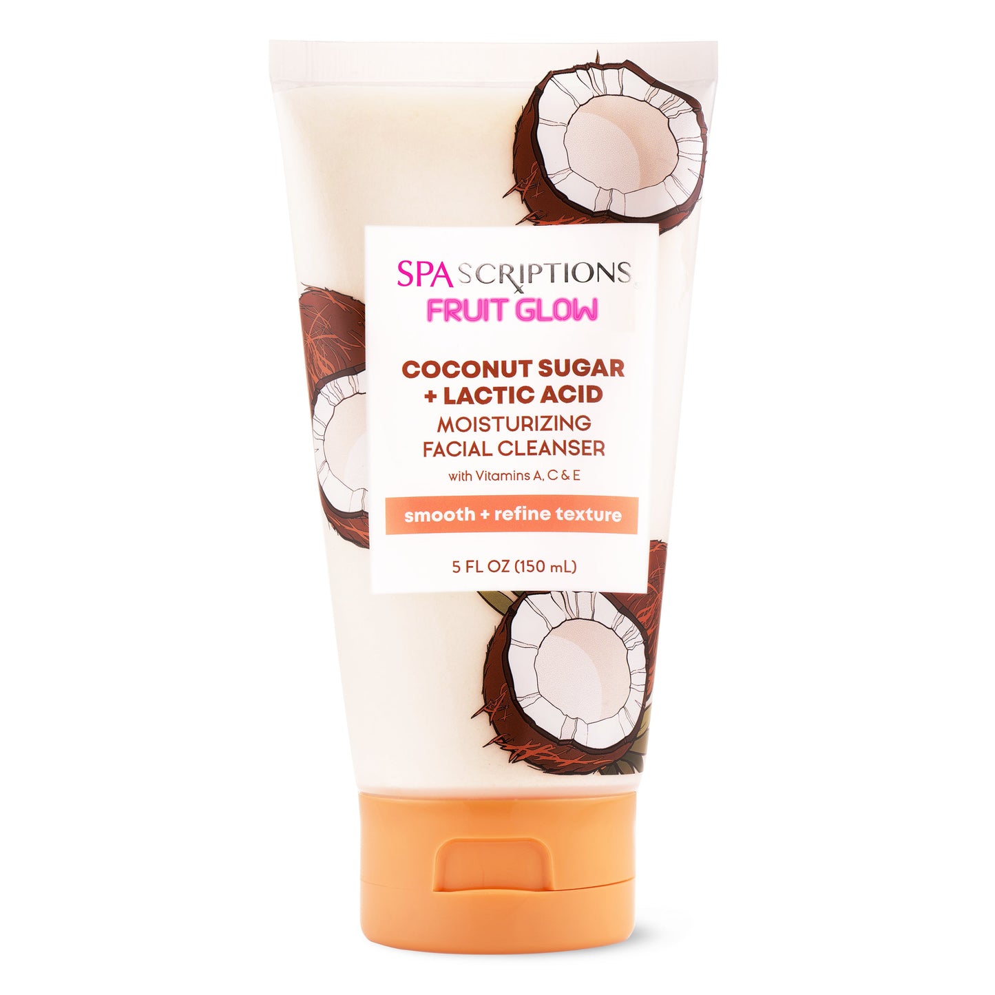 Fruit Glow Coconut Sugar + Lactic Acid Moisturizing Facial Cleanser