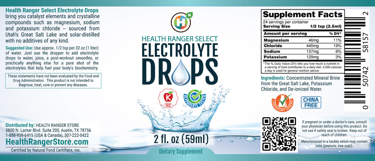 Electrolyte Drops 2 fl oz (59ml)