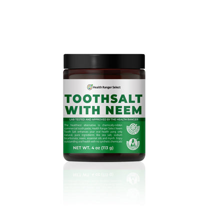 Health Ranger Select Toothsalt with Neem 4 oz (113g)