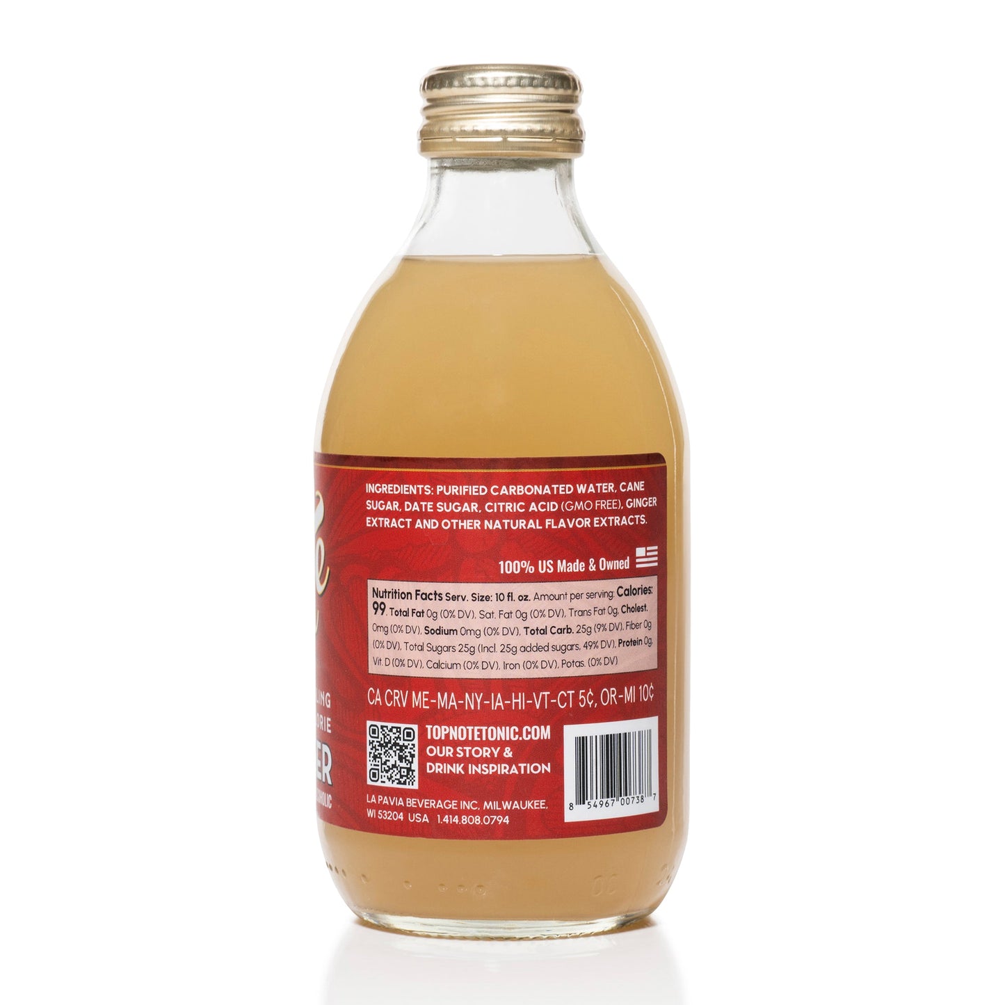 Ginger Beer by Top Note Tonic Store