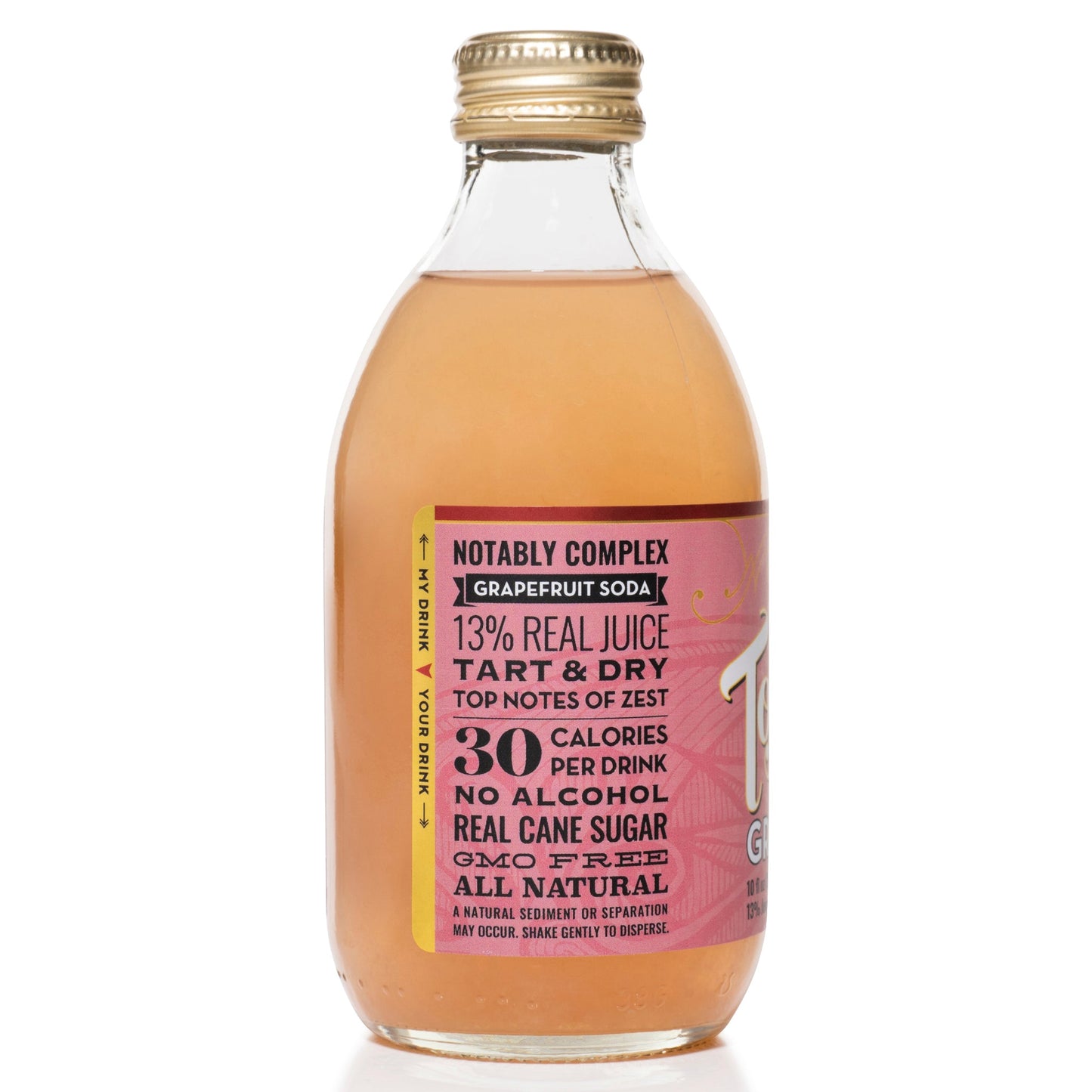 Sparkling Grapefruit Soda by Top Note Tonic Store