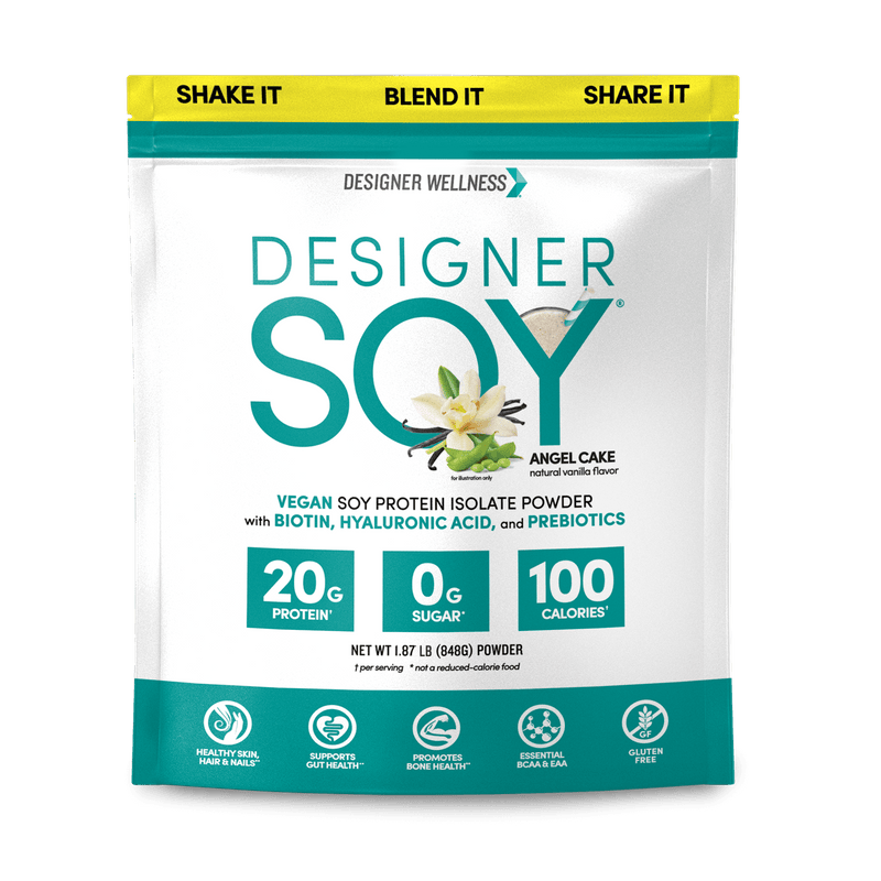 Designer Soy Protein Powder | Angel Cake Vanilla 1.87 lb