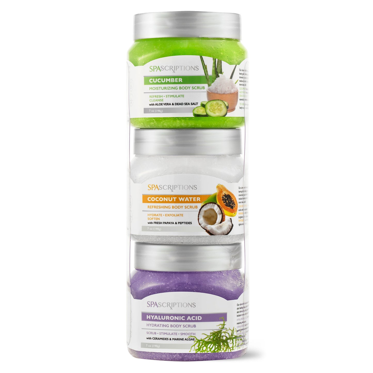 3-Pack Exfoliating Body Scrub Set