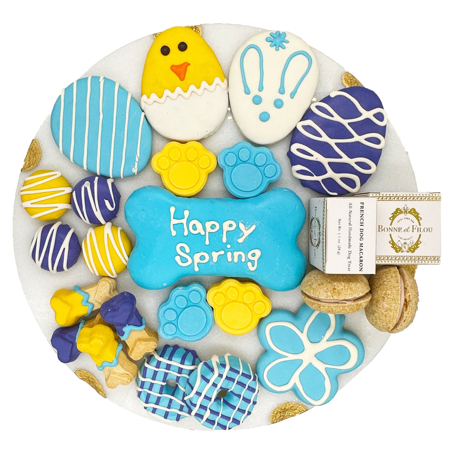 Spring Themed Dog Treats Gift Box