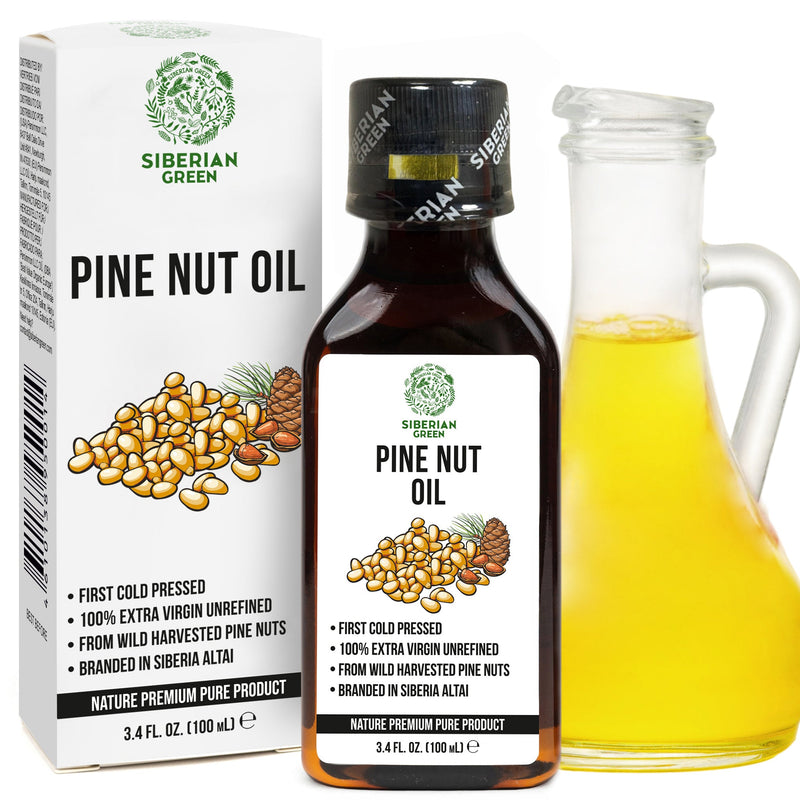 Extra Virgin Siberian Pine Nut Oil – 100% Pure & Cold Pressed