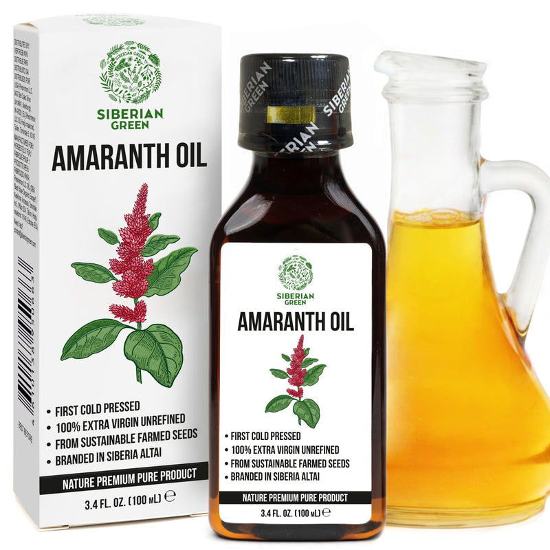 Amaranth Seed Oil 100 ml - Extra Virgin, Cold-Pressed, Premium Quality