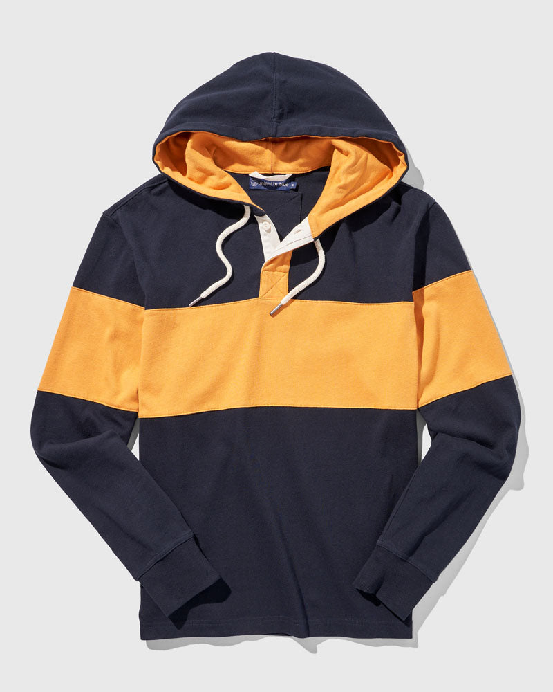 Organic Hooded Rugby Shirt by United By Blue