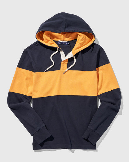 Organic Hooded Rugby Shirt by United By Blue