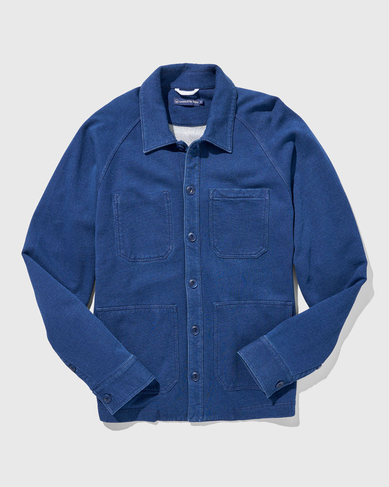 Organic Indigo Knit Chore Coat by United By Blue