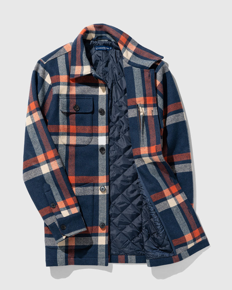 Recycled Plaid Coat by United By Blue