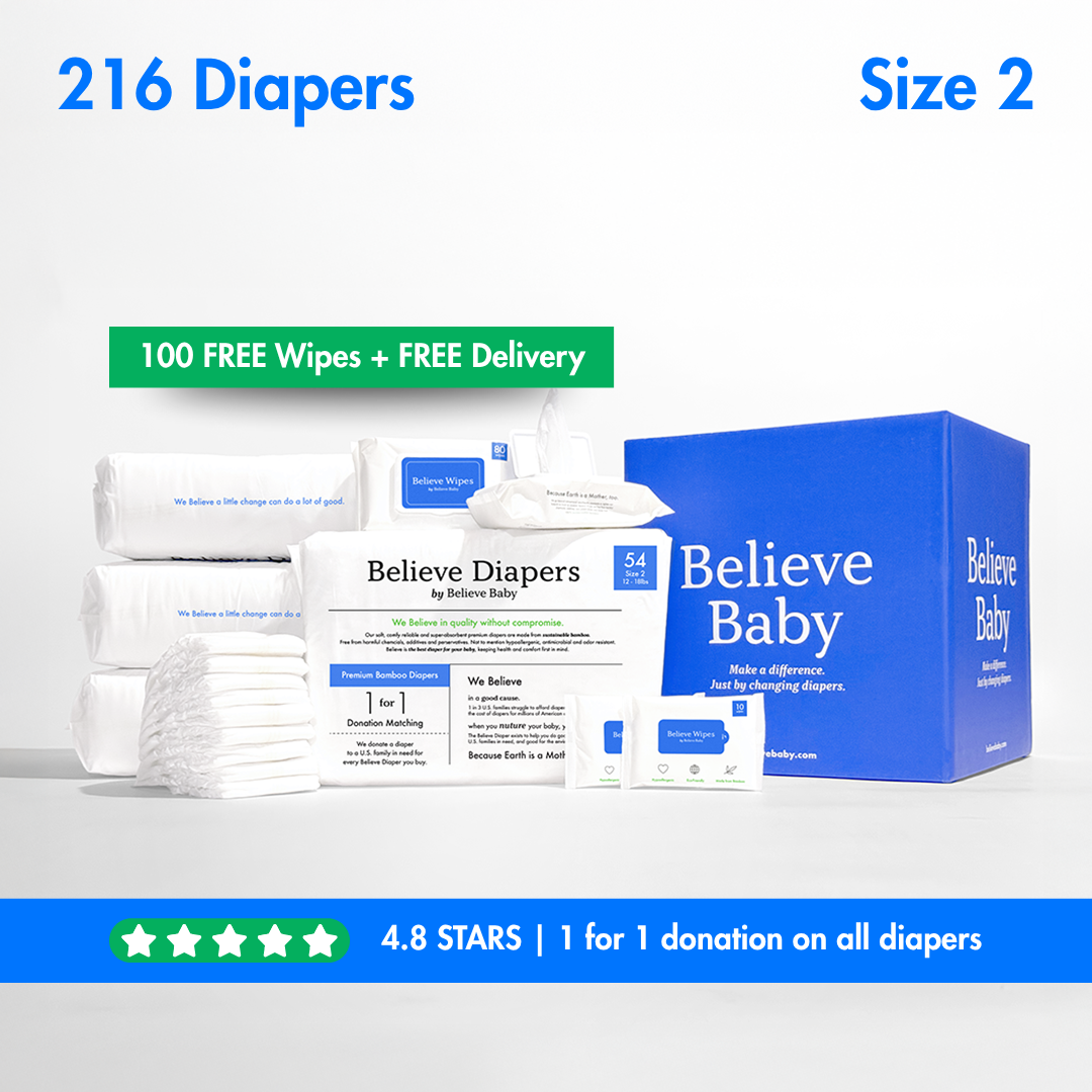 Premium Bamboo Eco-Friendly Diapers