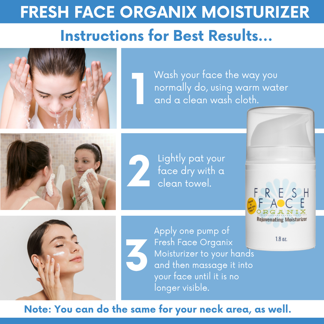 42 - Fresh Face Organix Rejuvenating Facial Moisturizer