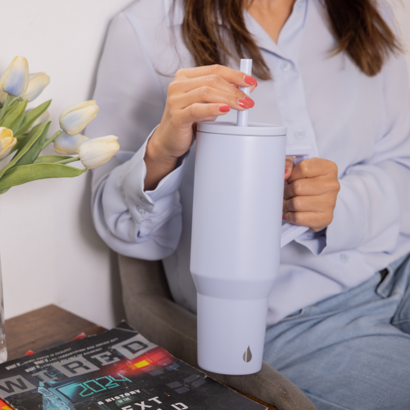 Commuter 40oz Tumbler - Ice Blue