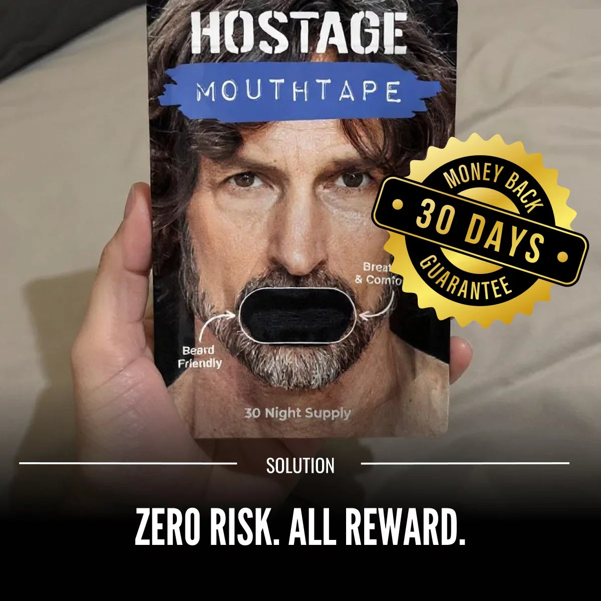 Hostage Tape: 1/3/6/12 Month Supplies | Mens/Womens