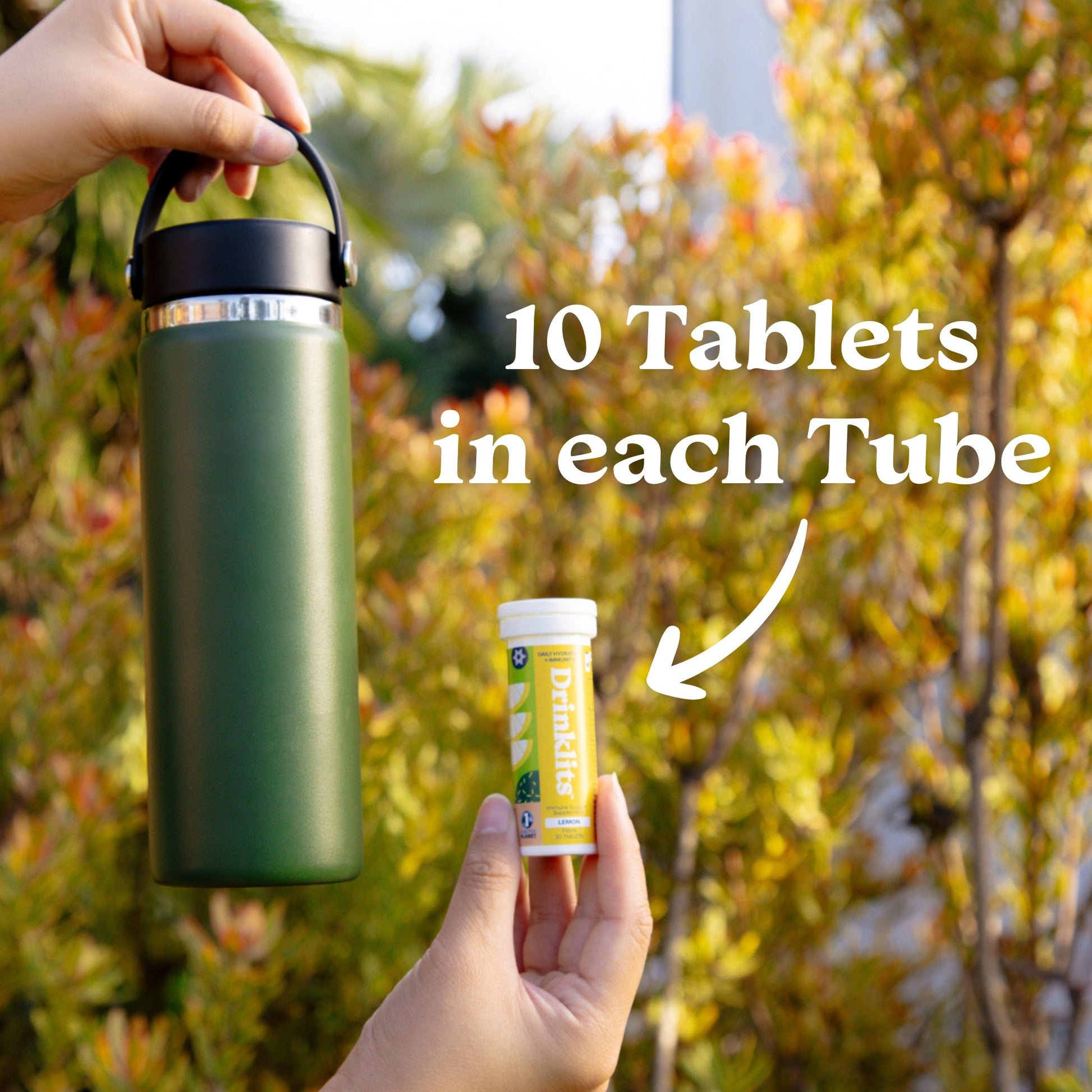 Lemon Flavored Hydration Tablets (4) Tube Bundle