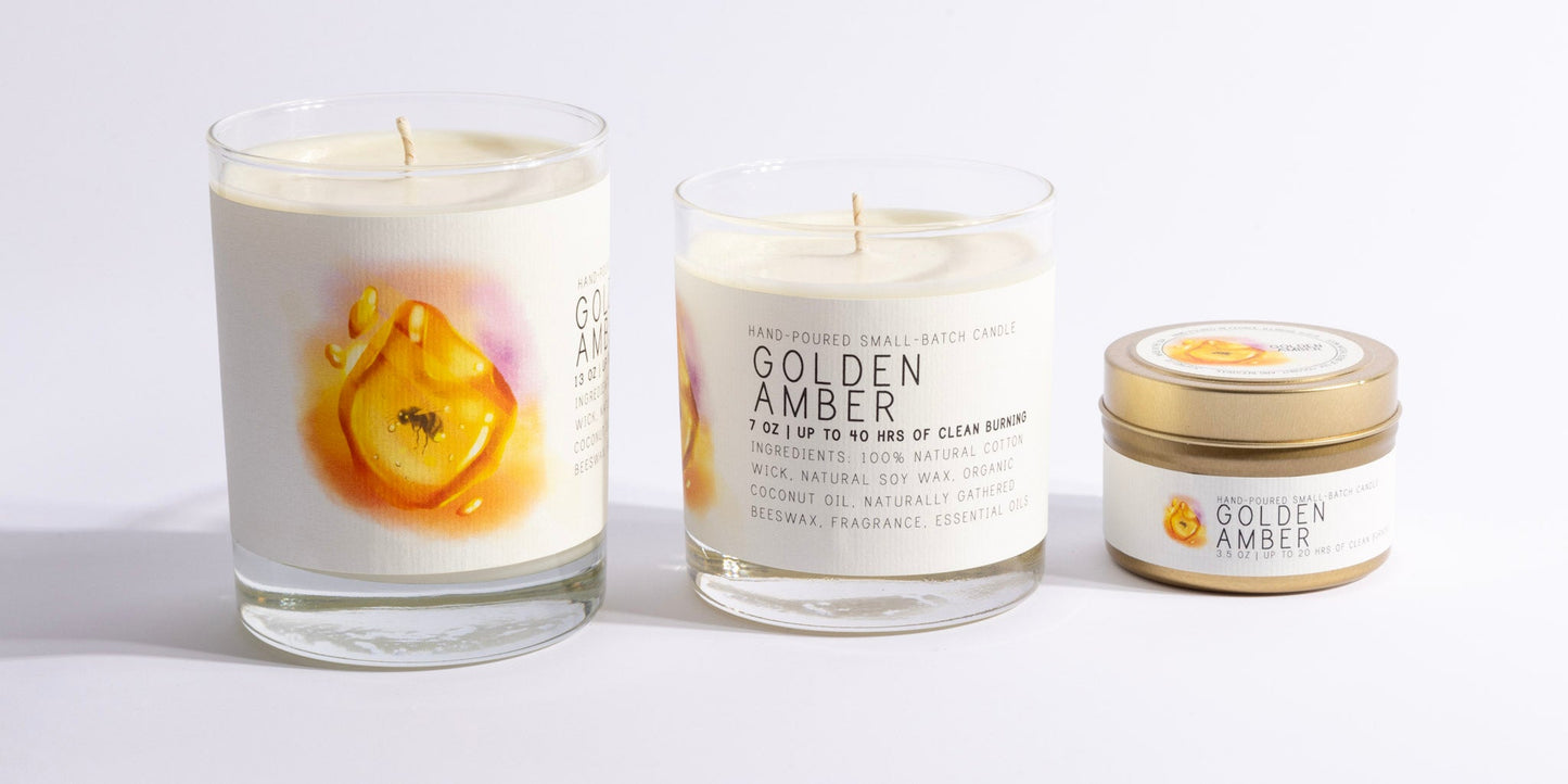 Golden Amber- Just Bee Candles