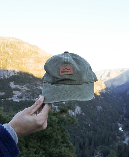 EARTHY DENIM DAD HAT