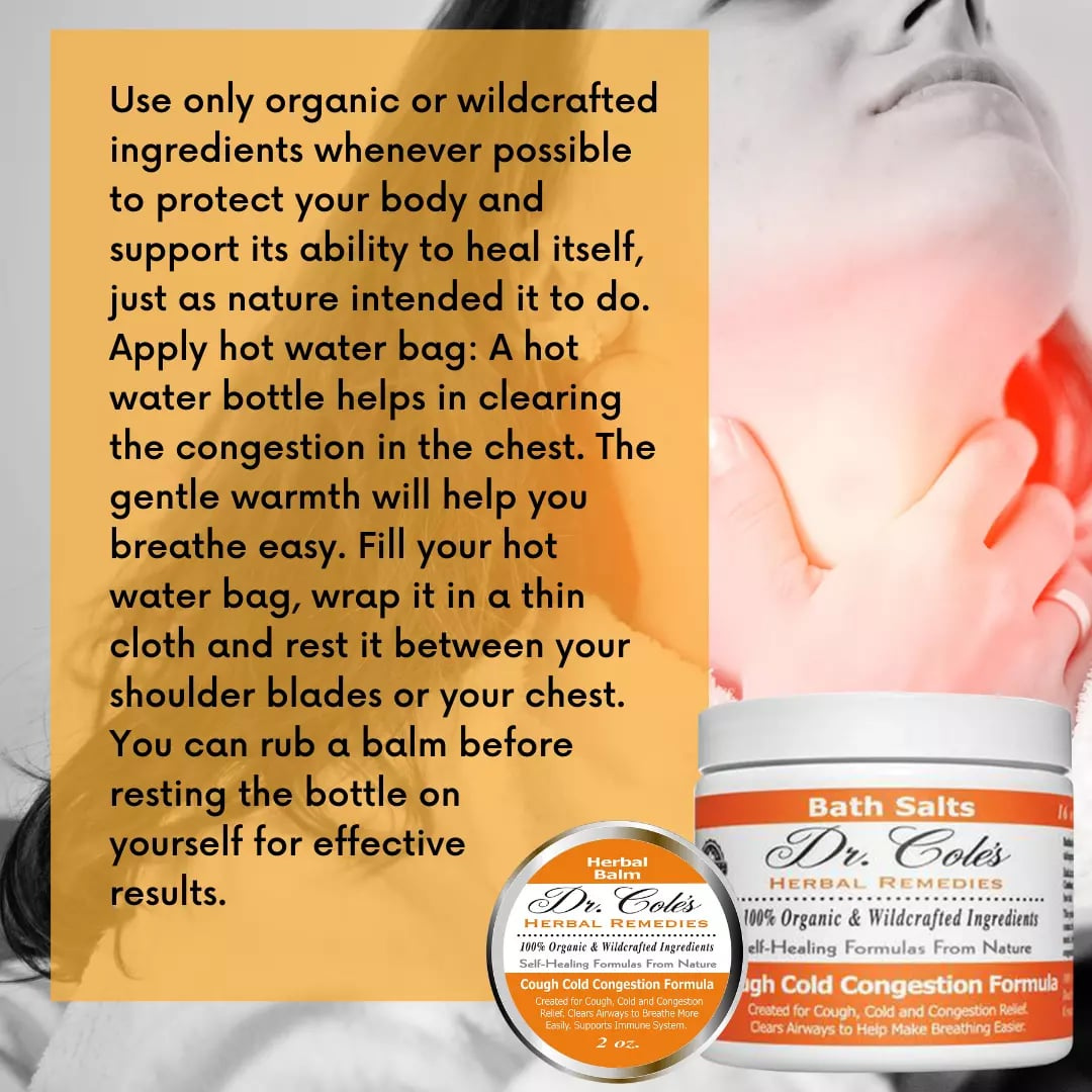 26 - Dr. Cole’s Organic Cough Cold Congestion Relief Balm