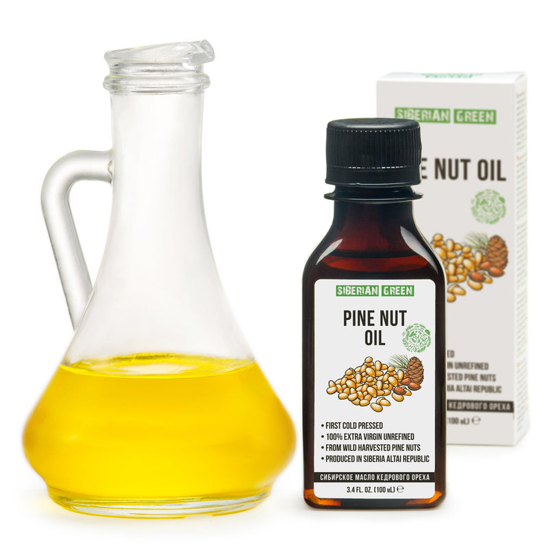 Extra Virgin Siberian Pine Nut Oil – 100% Pure & Cold Pressed