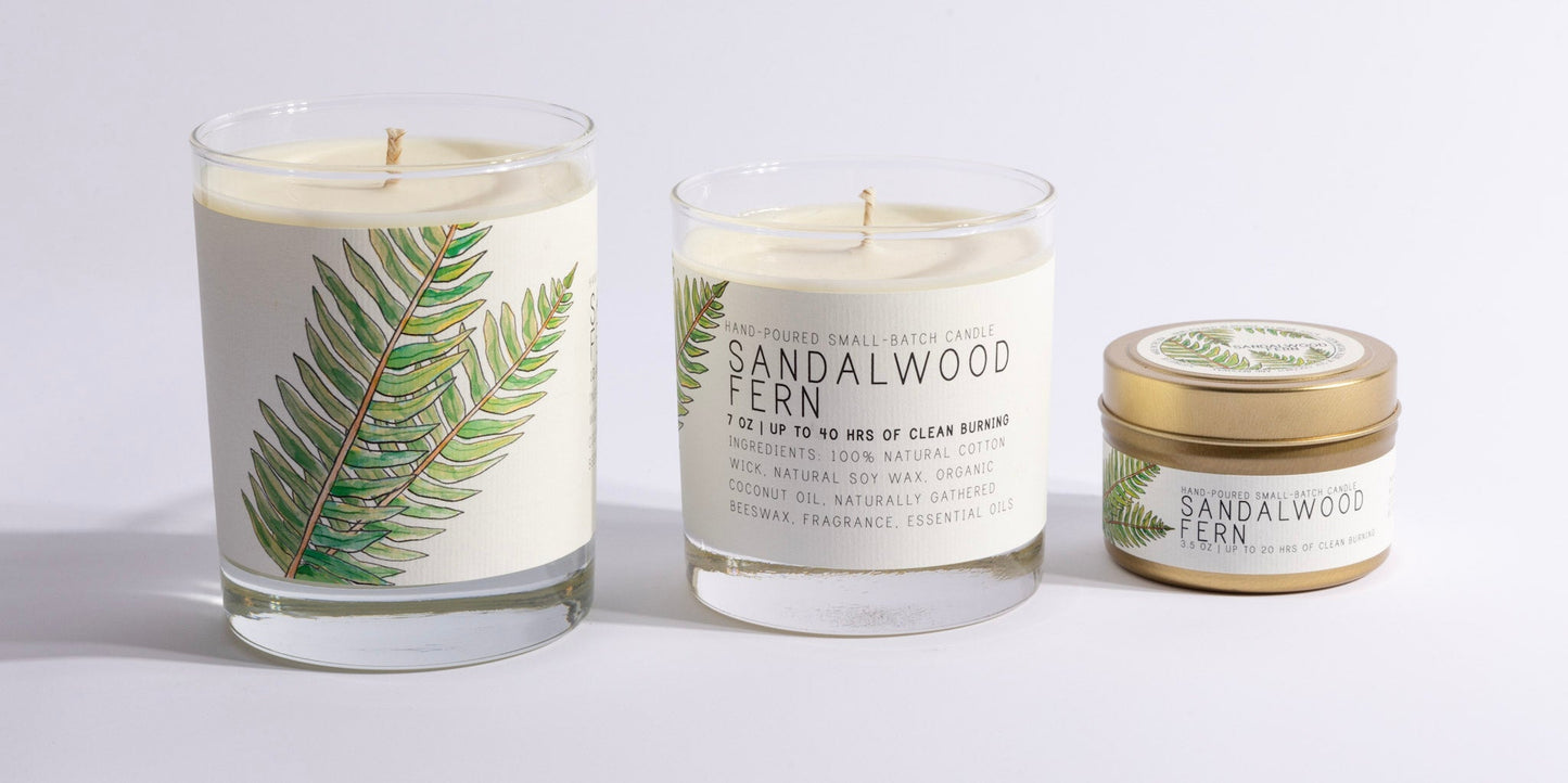 Sandalwood Fern - Just Bee Candles