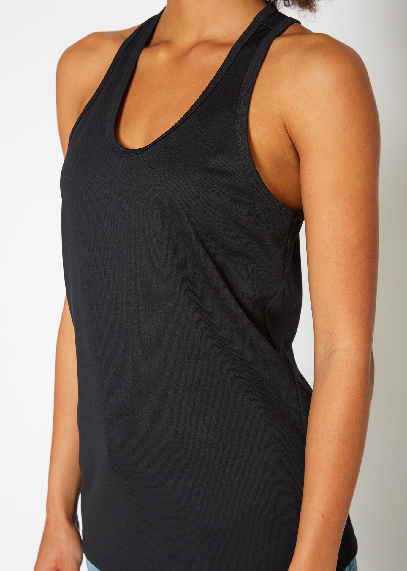 Women's Eco Friendly Reolite Tech Tank Top in Black by Shop at Konus