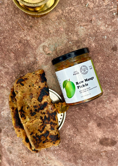 Indian Raw Mango Pickle - Limited Edition Seasonal Item - 9 oz