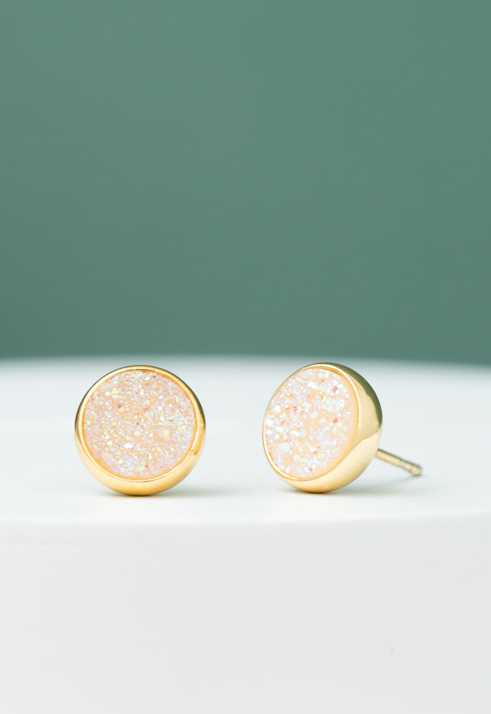 Brittany White Agate Stud Earrings by Starfish Project