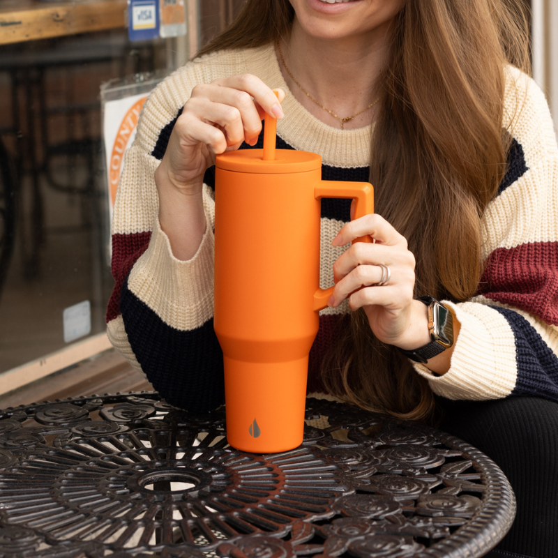 Commuter 40oz Tumbler - Orange