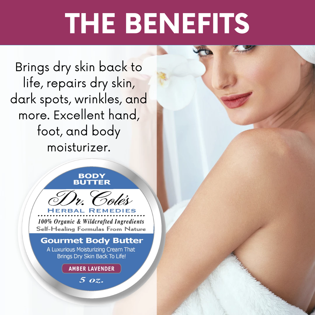 34 - Dr. Cole's Gourmet Body Butter - AMBER LAVENDER