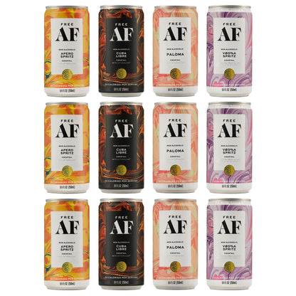 FREE AF VARIETY PACK (12 Pack) by Free AF