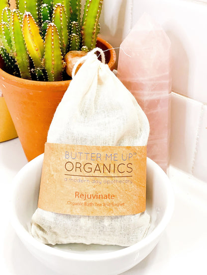 Organic Rejuvenating Bath Tea or Sachet