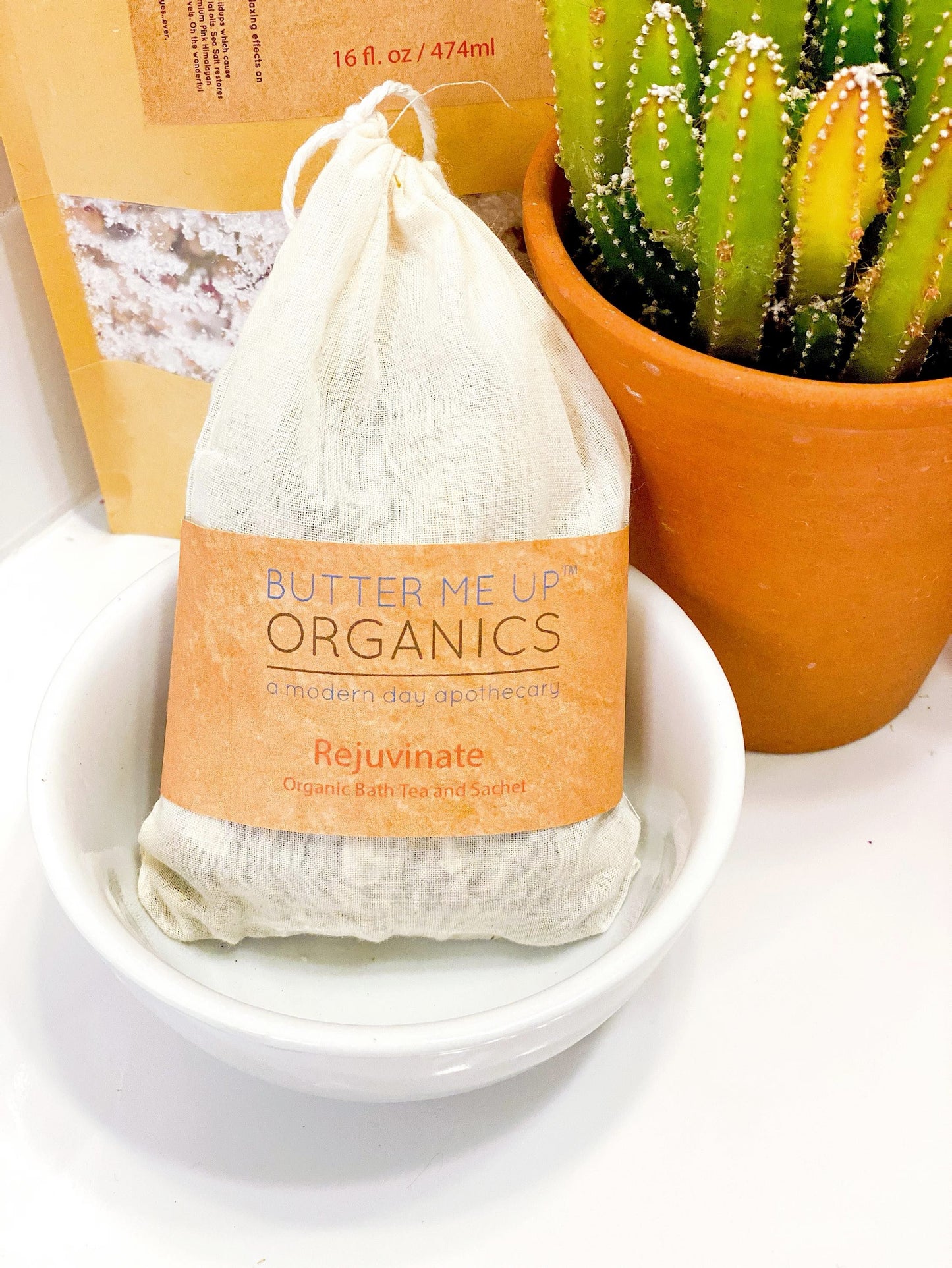 Organic Rejuvenating Bath Tea or Sachet