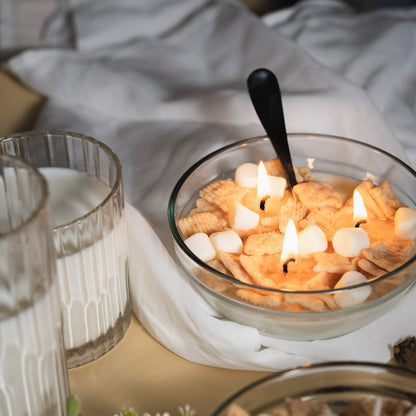 Cinnamon Toast Crunch Cereal Candle Bowl