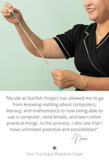 Community Gold Starfish Pendant Necklace Set by Starfish Project