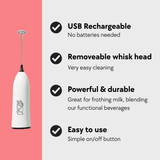 Wonder Whisk | USB Rechargeable | Electric whisk and frother