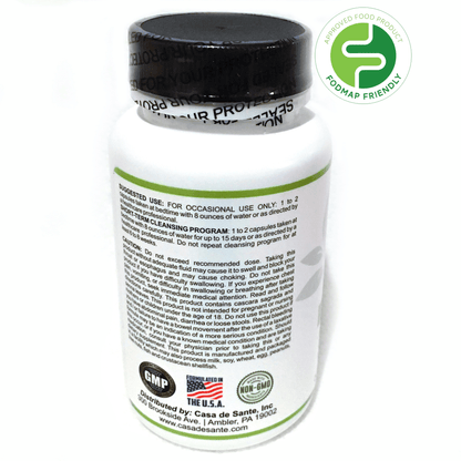 15 Day Colon Cleanse & Probiotic – Low FODMAP Certified Gut Friendly Gentle Herbal Vegan non-GMO Laxative, Gluten/Dairy/Soy Free