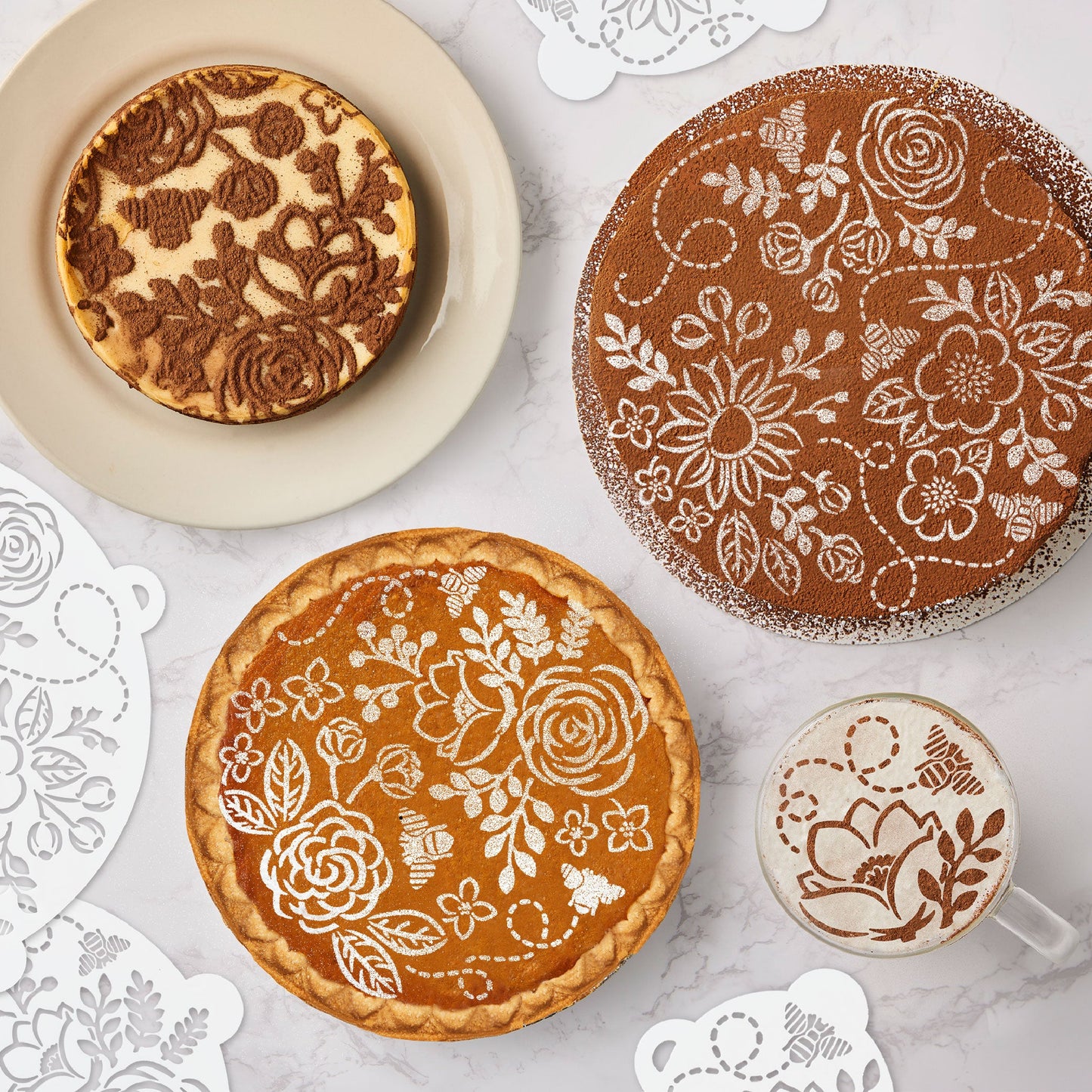 Multi-Use Baking Stencils