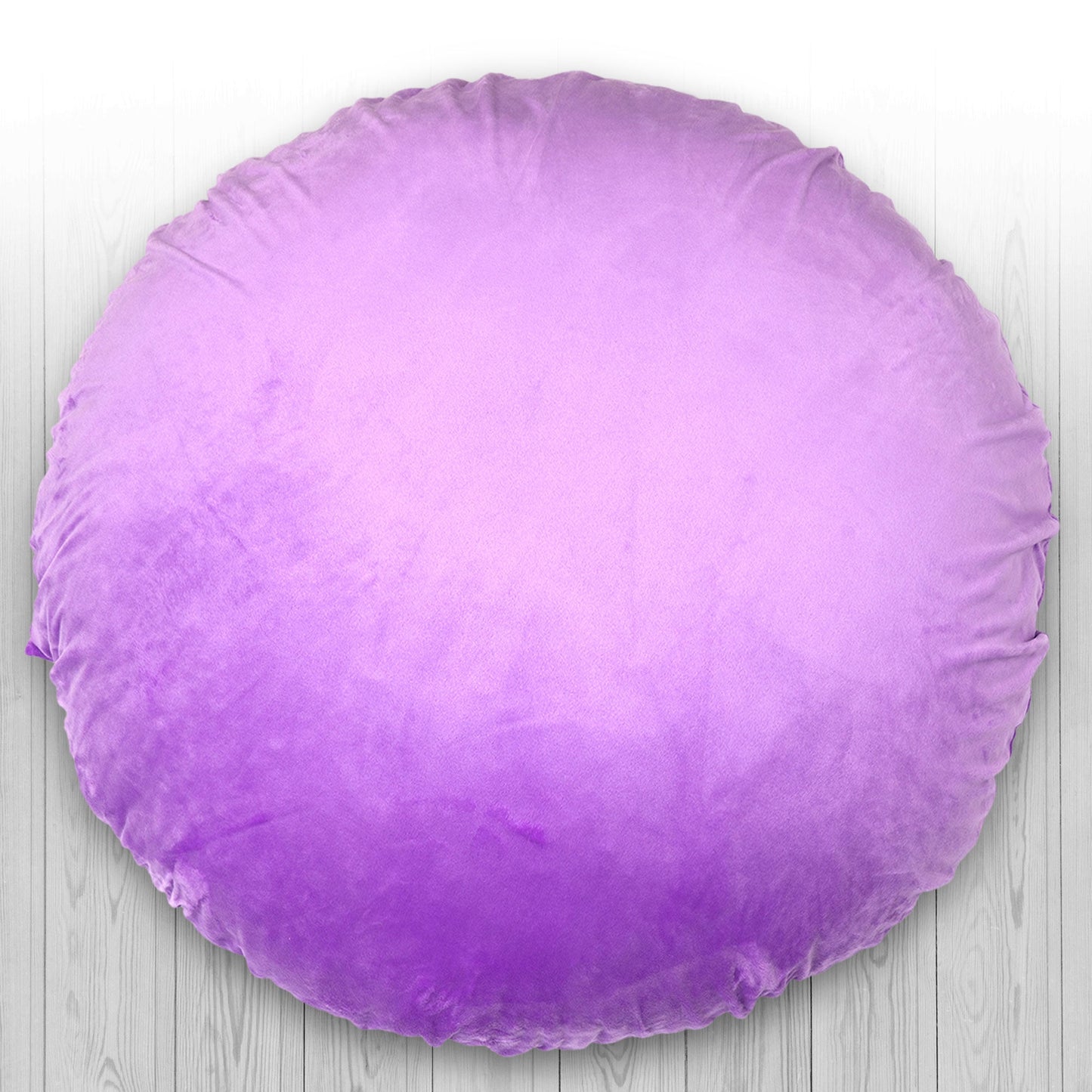 Cheer Collection 32" Round Floor Pillow for Preppy Room Decor - Soft Meditation Yoga Cushion with Insert